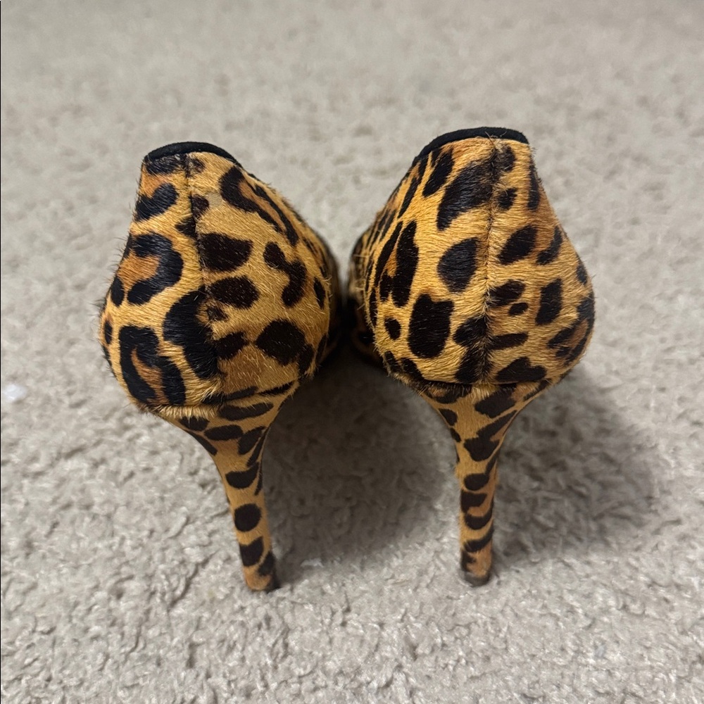Jessica Simpson animal print Heels Sz 7.5 - Picture 3 of 4